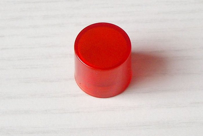 Knopf für LDT01- Rund, Rot