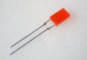 Rechteck-LED 2,2x4,8 mm / Rot